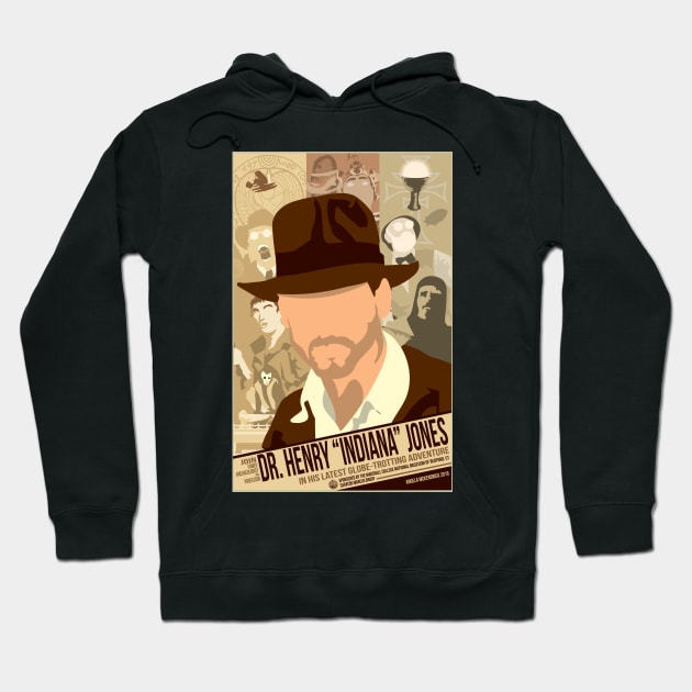 Dr Jones Hoodie by CuddleswithCatsArt